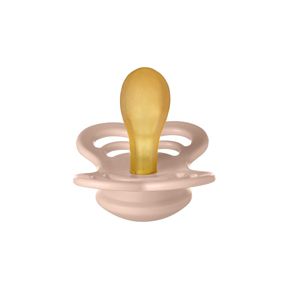 BIBS Supreme tutti 2-pack (koko 1), luonnonkumi - Ivory/Blush