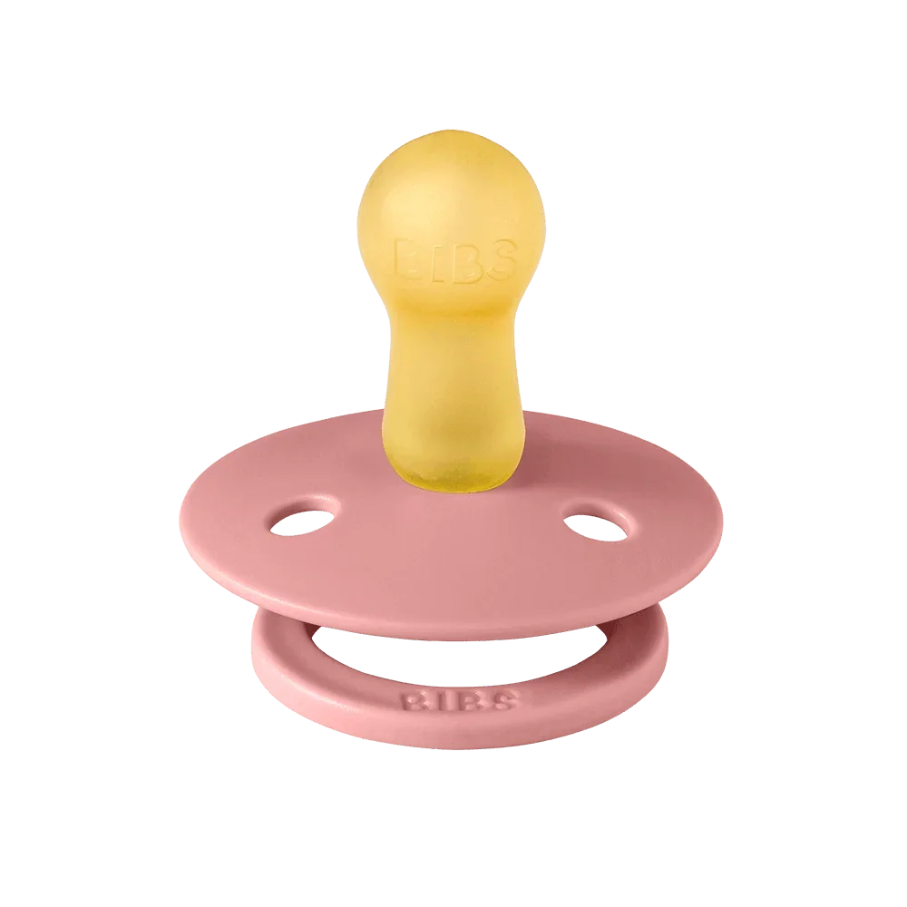BIBS x Moomin Colour tutti 2-pack (koko 1), luonnonkumi - Ivory/Dusty Pink