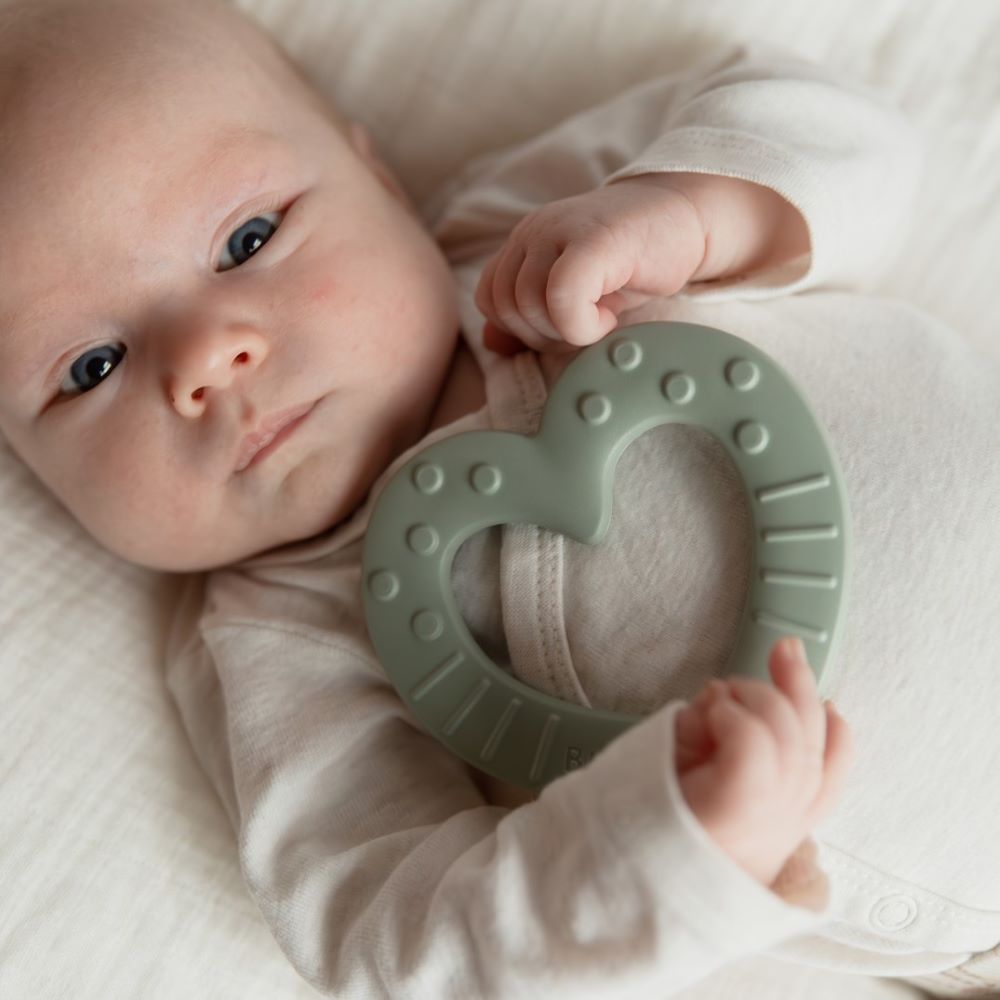 BIBS Bitie purulelu Heart - Sage