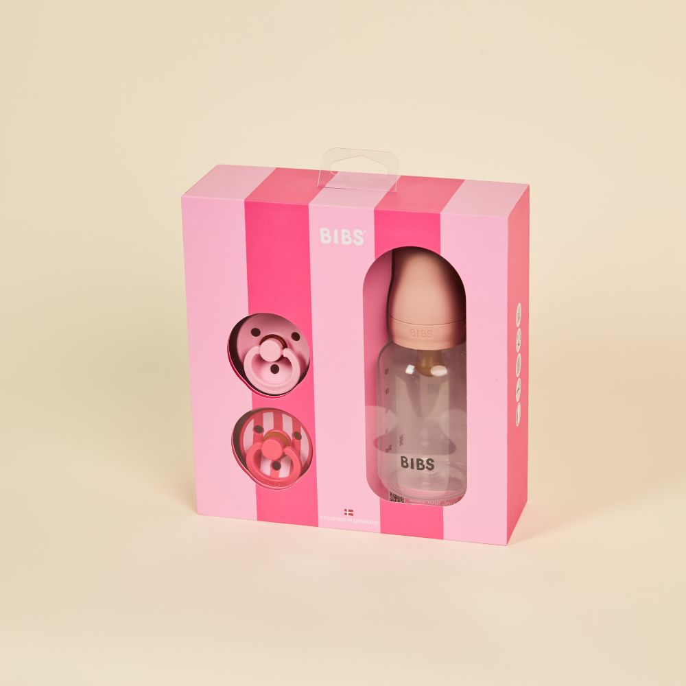 BIBS Lahjapakkaus Baby Sprinkle (0-6kk) - Blush