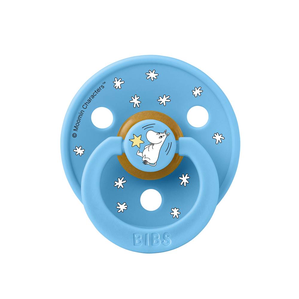 BIBS x Moomin Colour tutti 2-pack (koko 2), luonnonkumi -  Breeze Mix