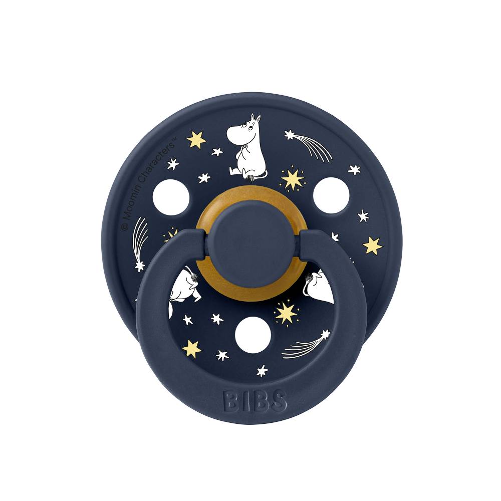 BIBS x Moomin Colour tutti 2-pack (koko 2), luonnonkumi -  Breeze Mix