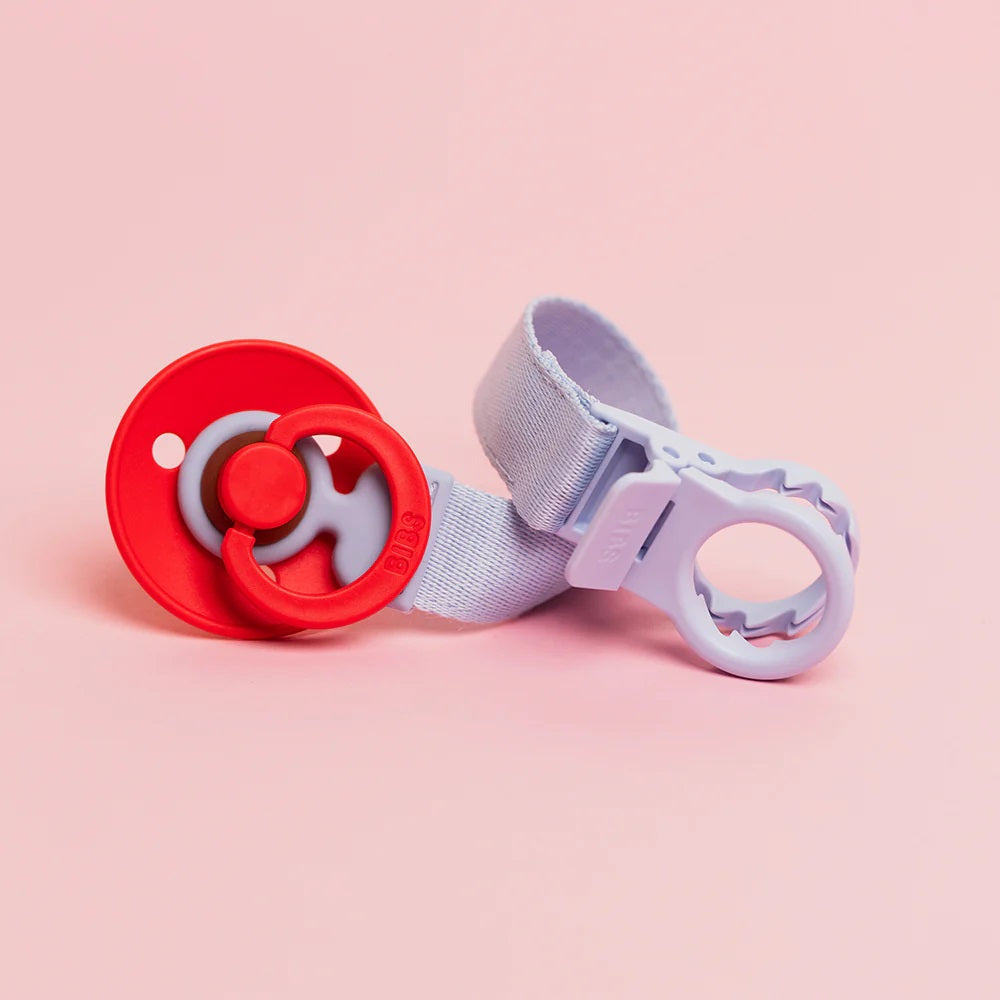 BIBS Clip Loop tuttinauha sopii kaikkiin BIBS-tutteihin, Dusty Blue.