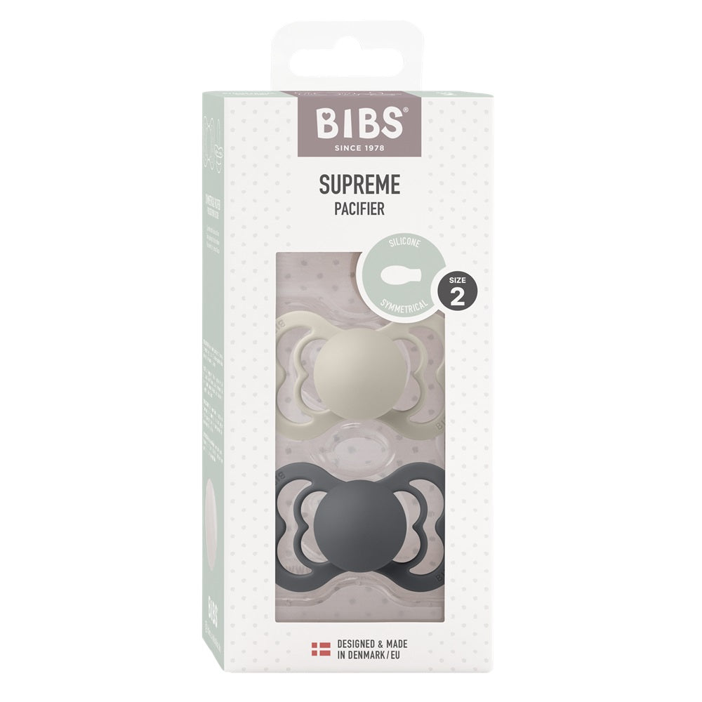 BIBS Supreme vauvan tutit Sand/Iron.