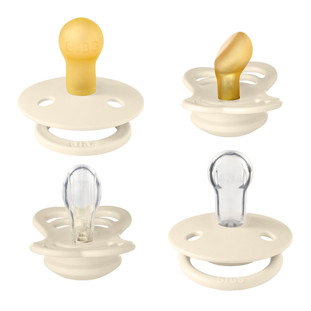 BIBS Try-It Collection tuttimallit, Ivory.