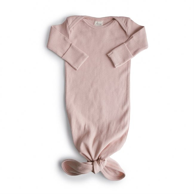 MUSHIE Vauvan yöpuku Knotted gown - Blush