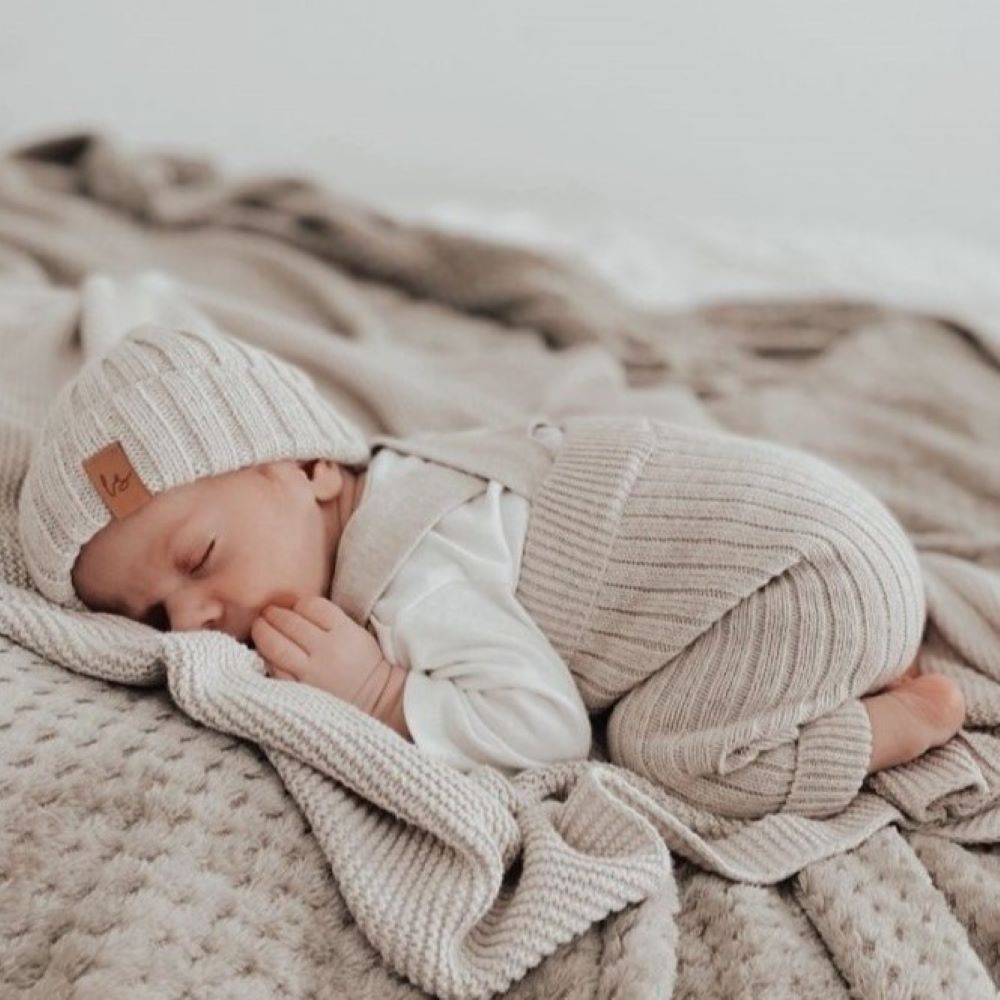 BABYSTYLING Vauvan henkselihousut - Sand