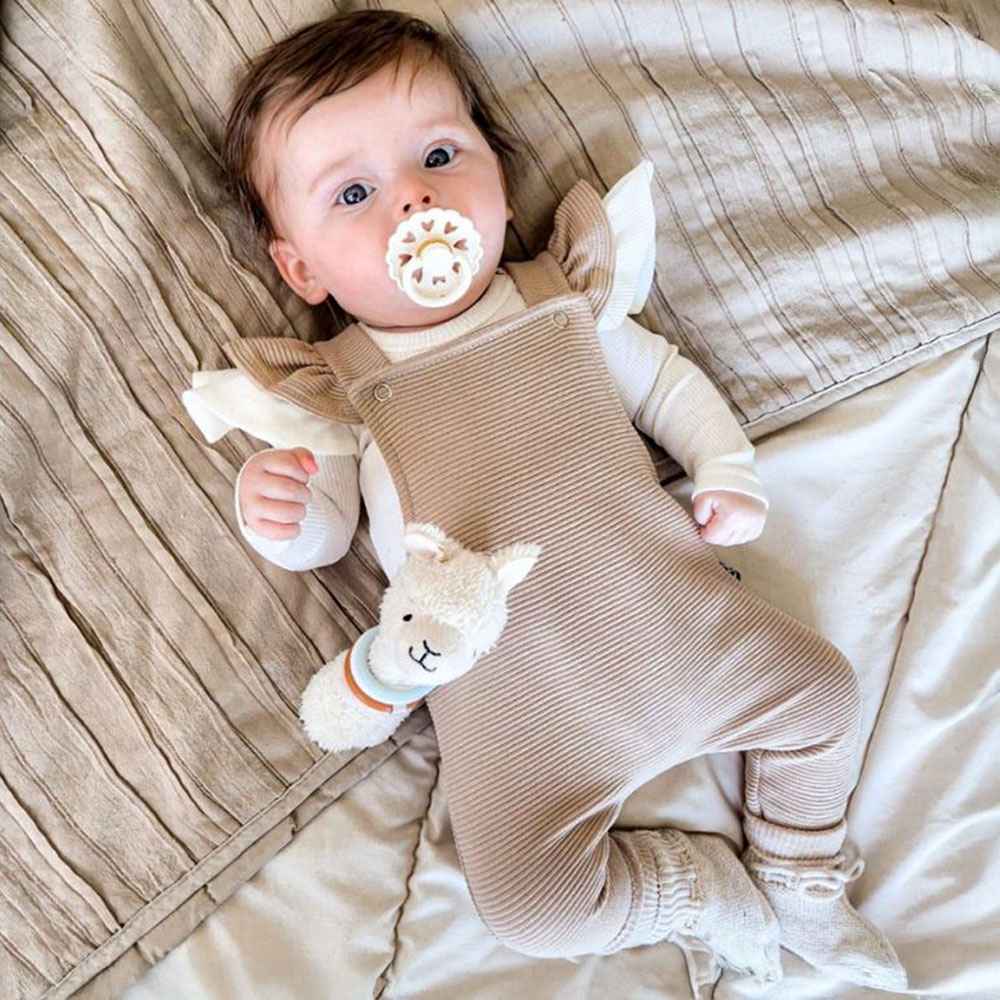 Babystyling vauvanvaatteet, lappuhaalari beige.