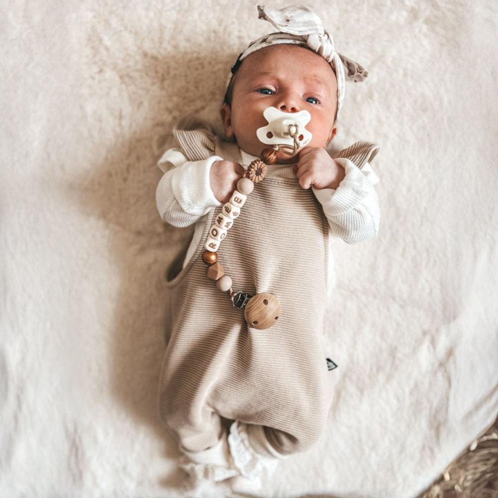Babystyling vauvanvaatteet, lappuhaalari sand.