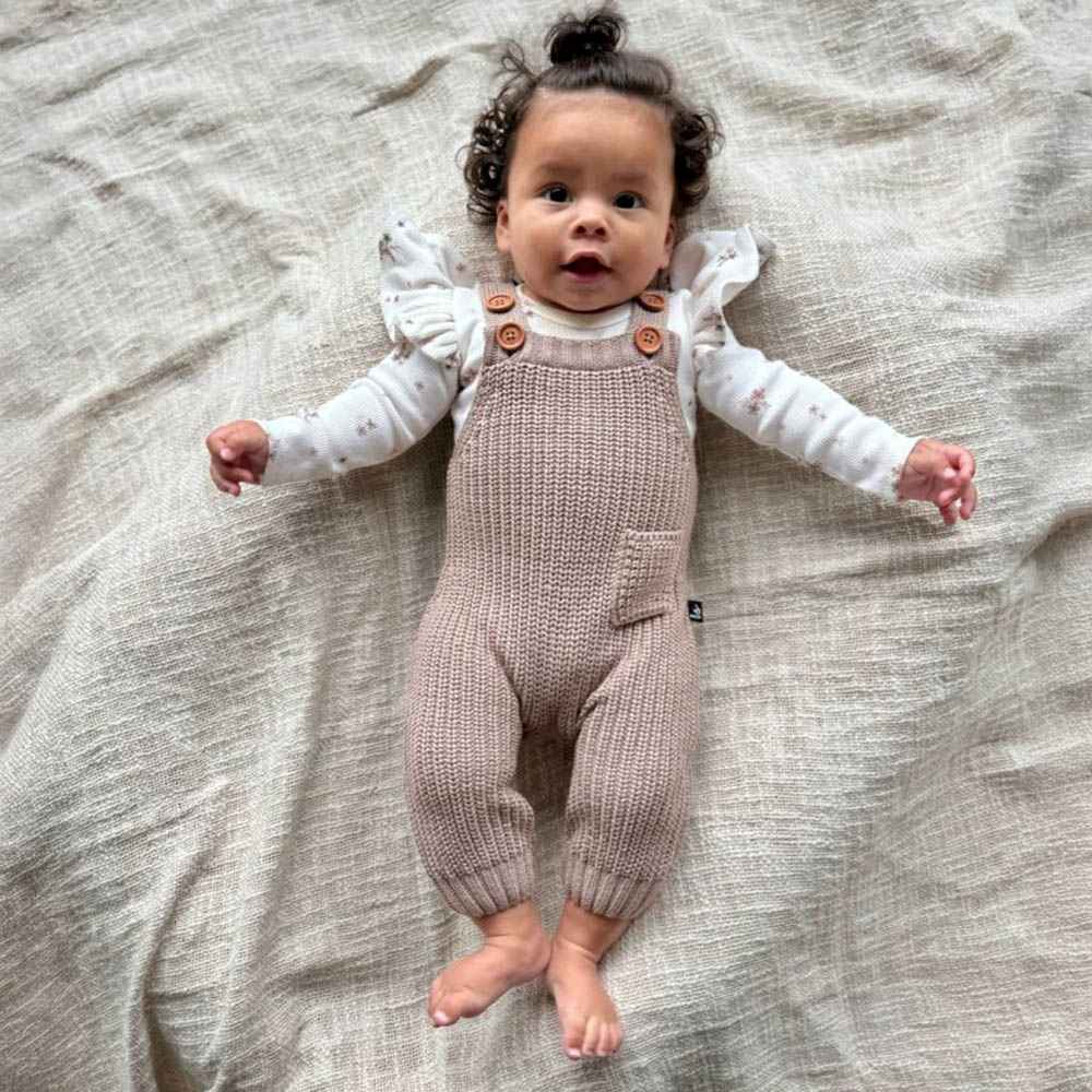 Babystyling ruffle rib body karla offwhite.