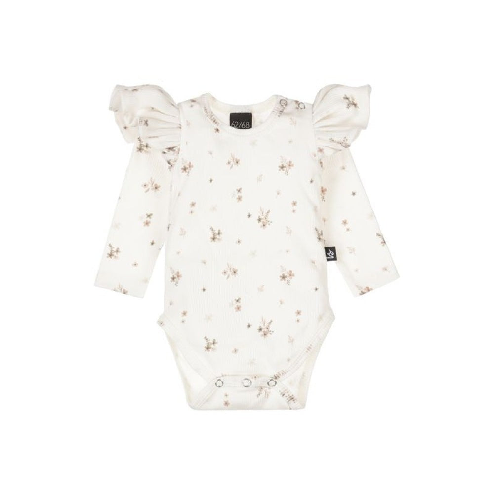 Babystyling röyhelöbody karla offwhite.