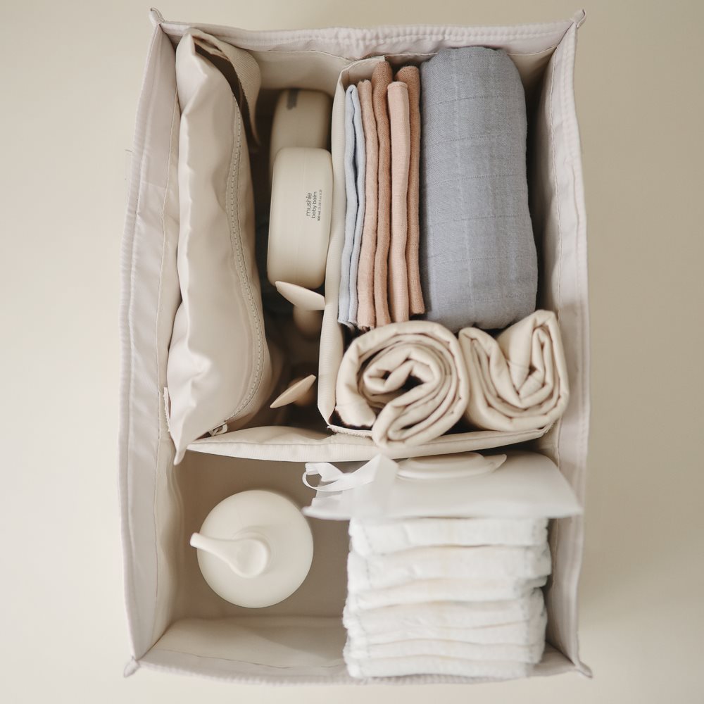 MUSHIE Hoitolaukku Diaper Caddy - Ivory