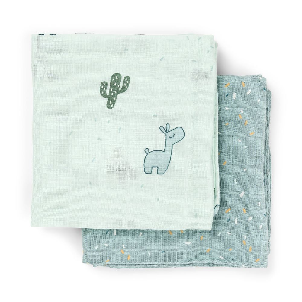 DONE BY DEER Harsot 2-pack (65x65cm) Lalee - Blue