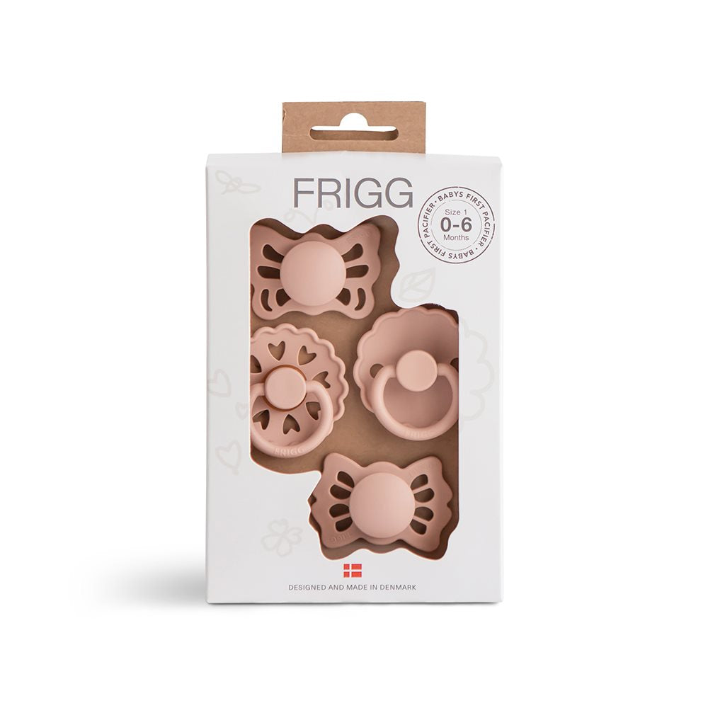 Frigg First Pacifier tuttisetti vauvalle, blush.