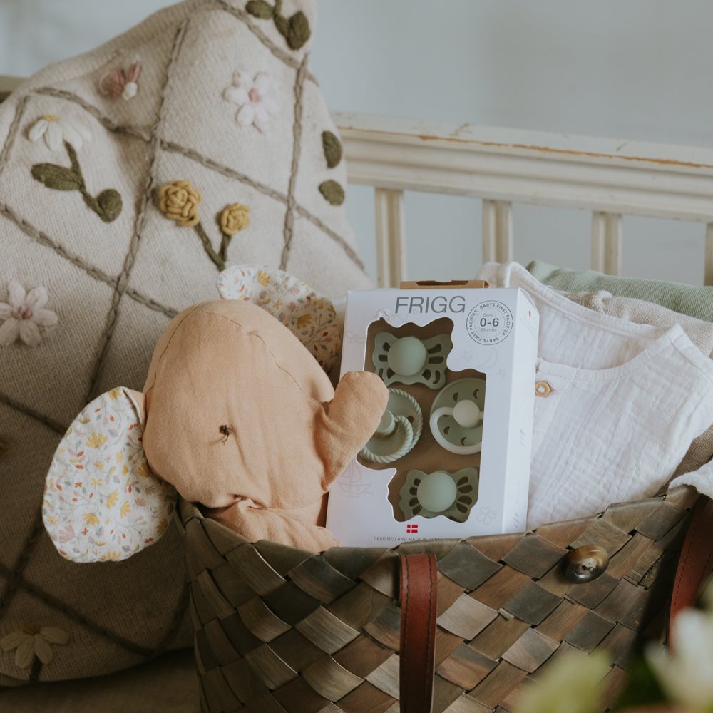 Frigg First Pacifier tuttisetti, sage.
