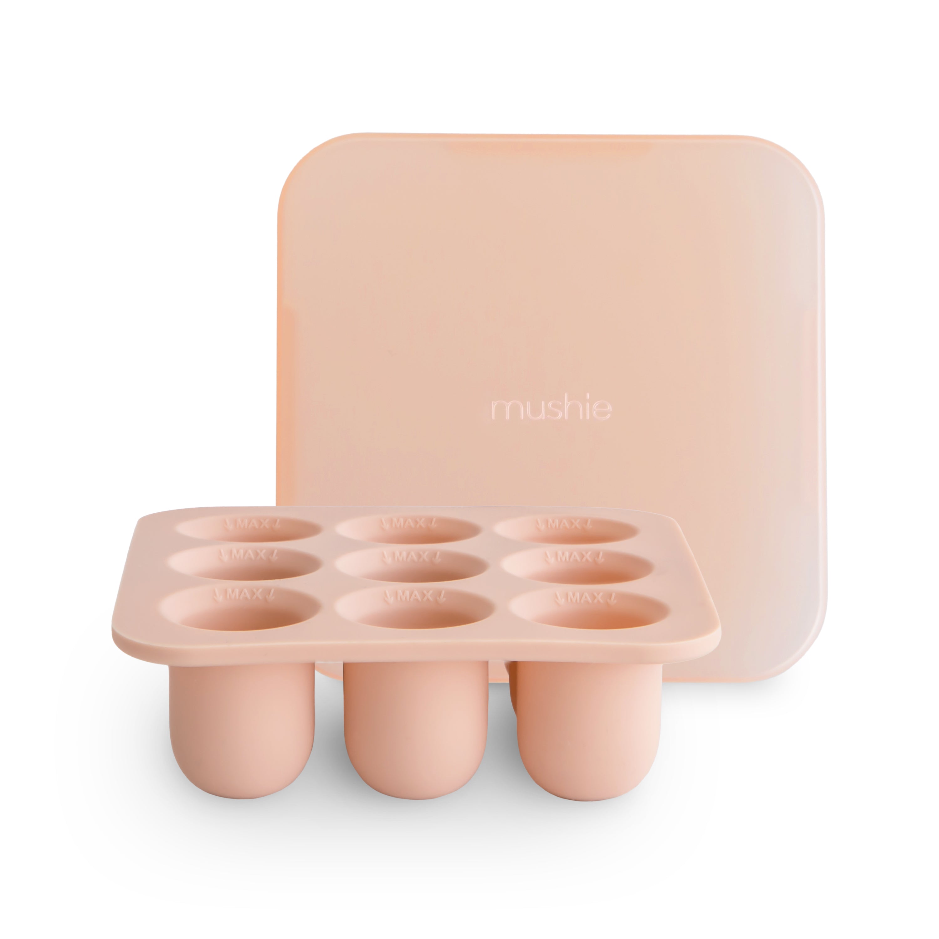 MUSHIE Pakastusmuotti vauvanruoalle - Blush