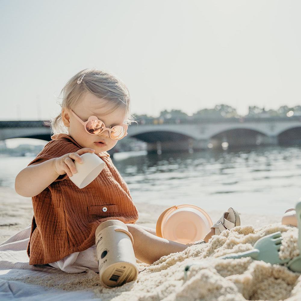 KIETLA lasten aurinkolasit ourson peach 2-4 -vuotiaalle.