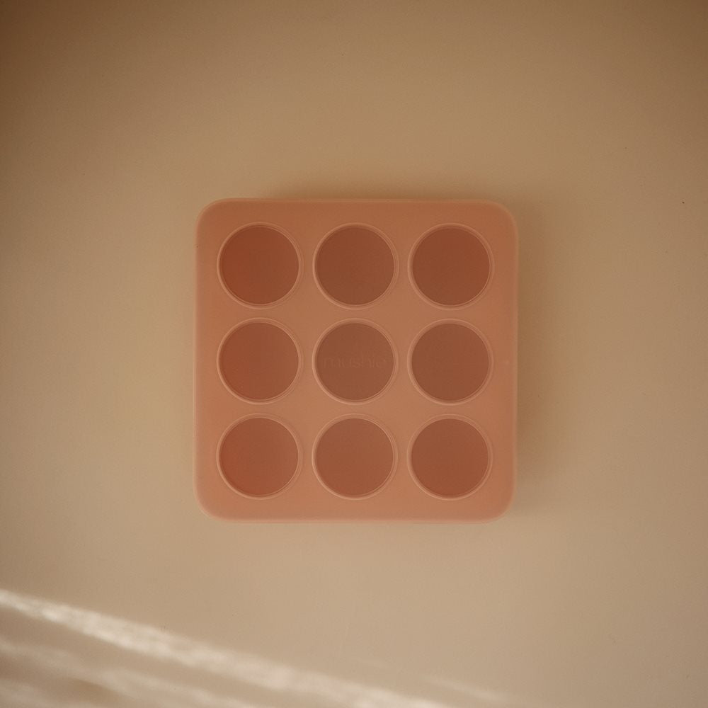 MUSHIE Pakastusmuotti vauvanruoalle, Blush.