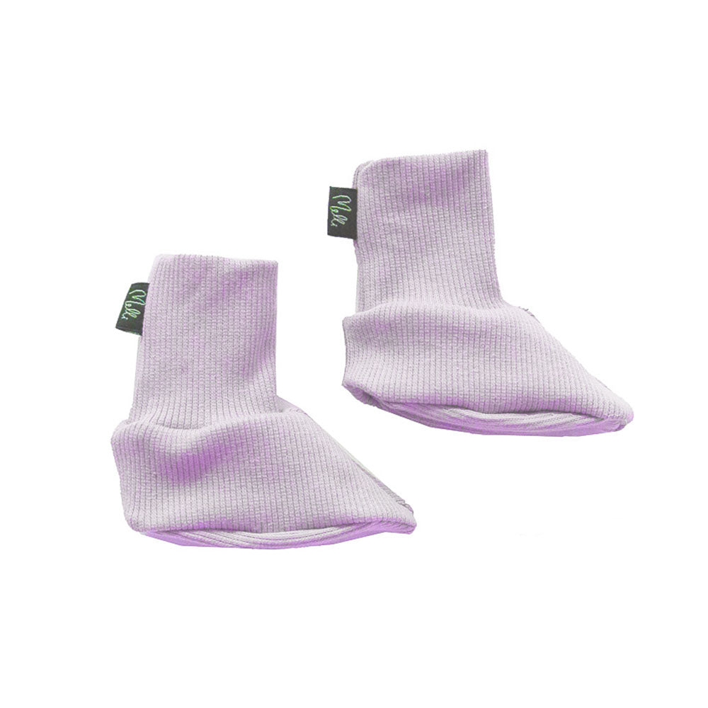 Melli EcoDesign Vauvan tossut vaalea violetti.