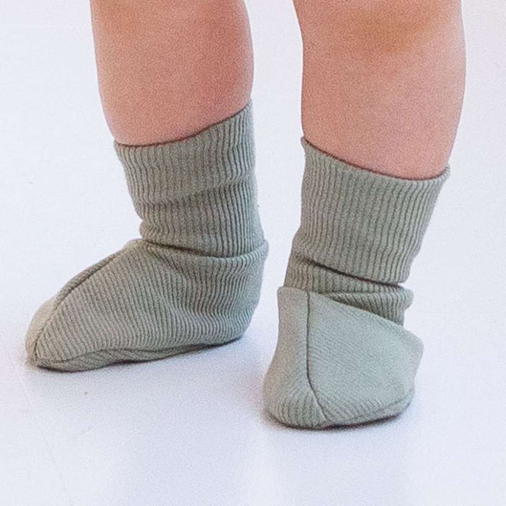 Melli EcoDesign vauvan tossut, salvia.