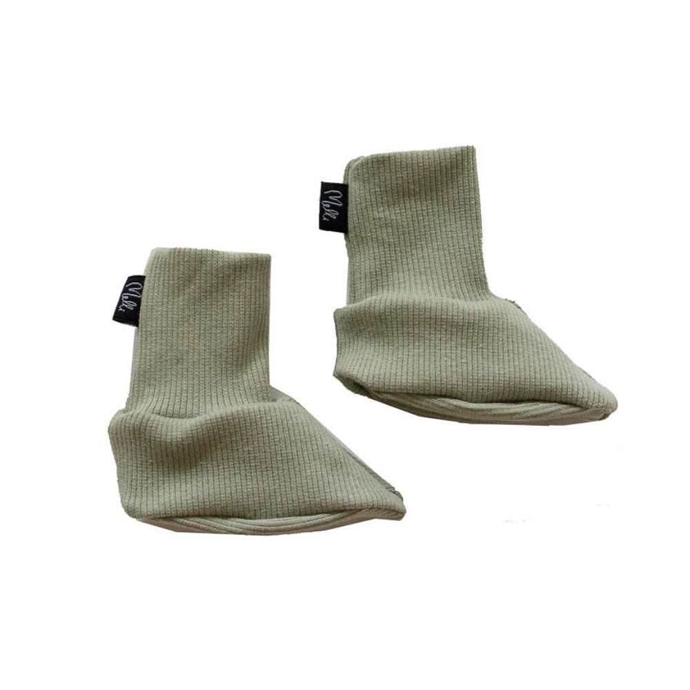 Melli Ecodesign tossut vauvalle, salvia.