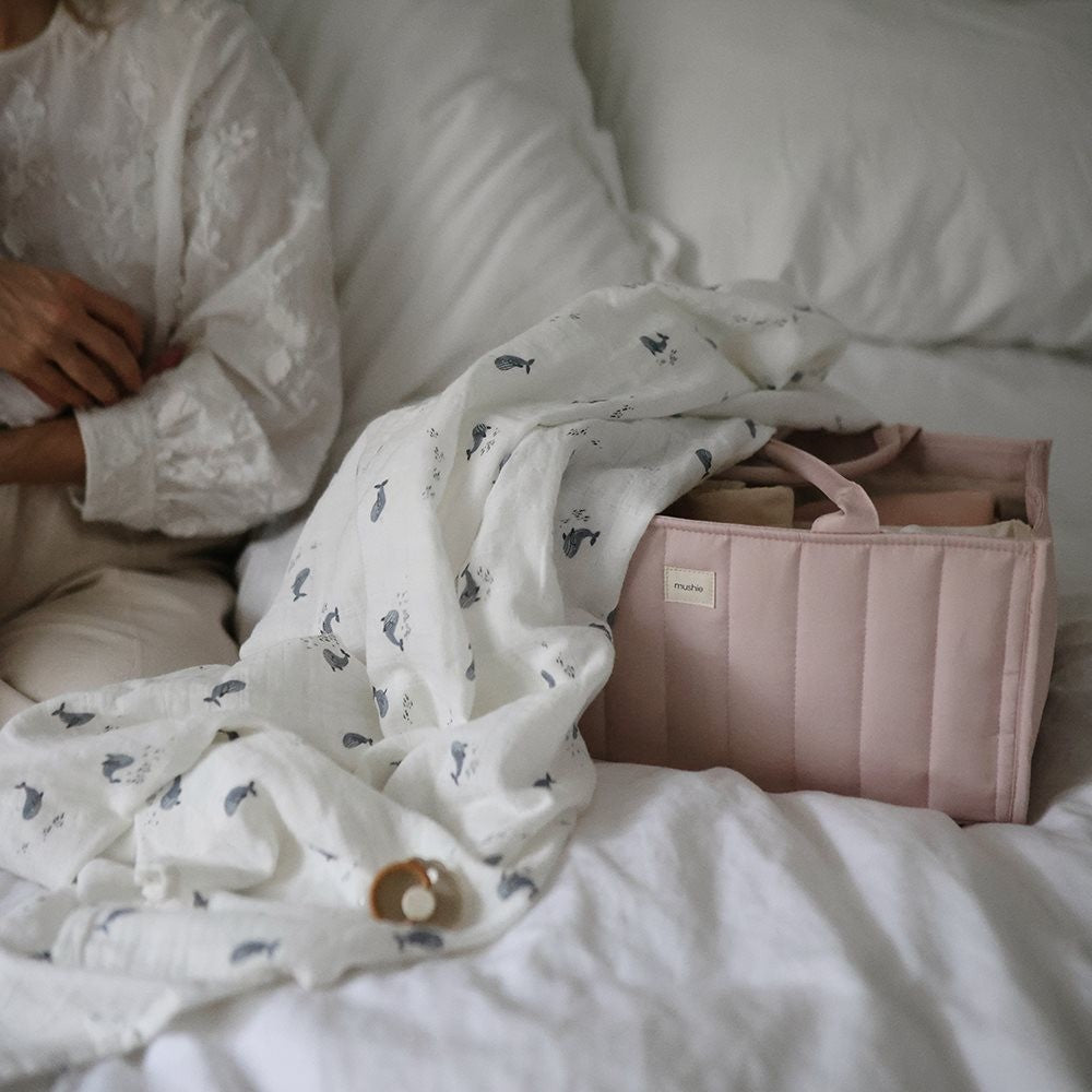 MUSHIE Hoitolaukku Diaper Caddy - Blush