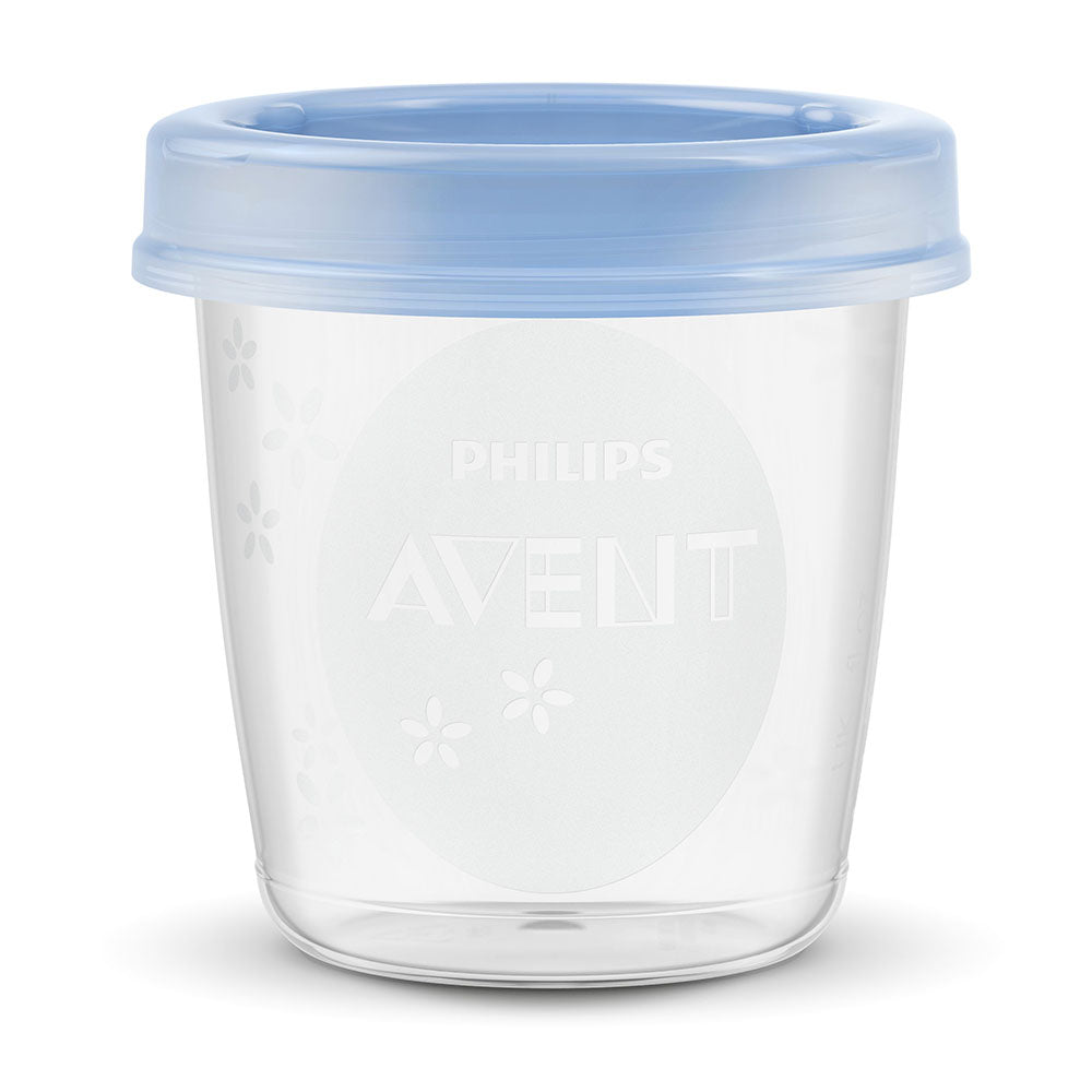 Philips Avent rintamaidon säilytyskuppi.