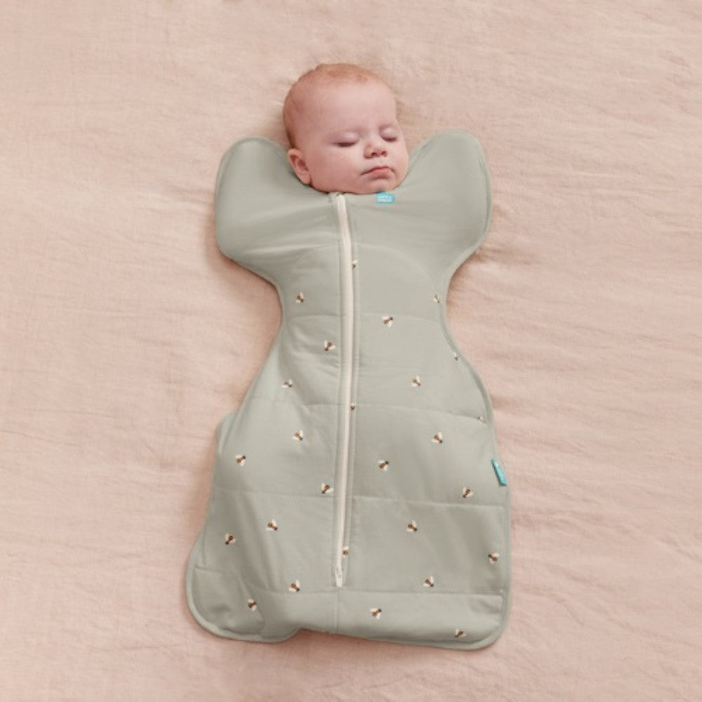 LOVE TO DREAM Swaddle Up kapalopussi Warm (TOG 2.5) - Olive Bees