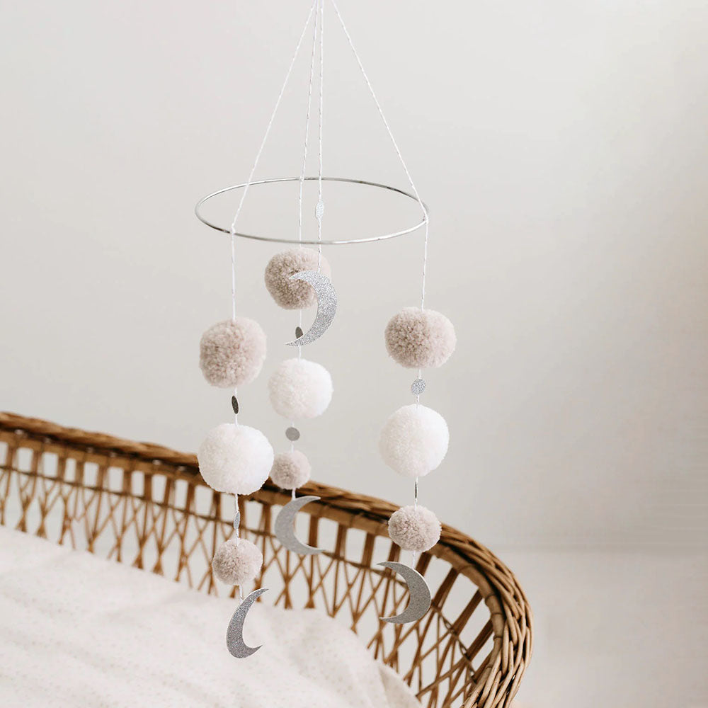 Tisu mobile vauvalle, moon beige.