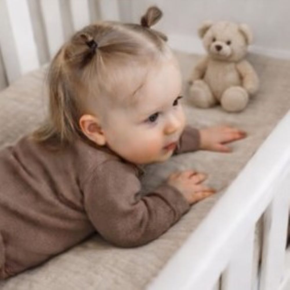 ANNE&MIKAEL Vauvan pussilakanasetti harso (85X125cm) - Beige