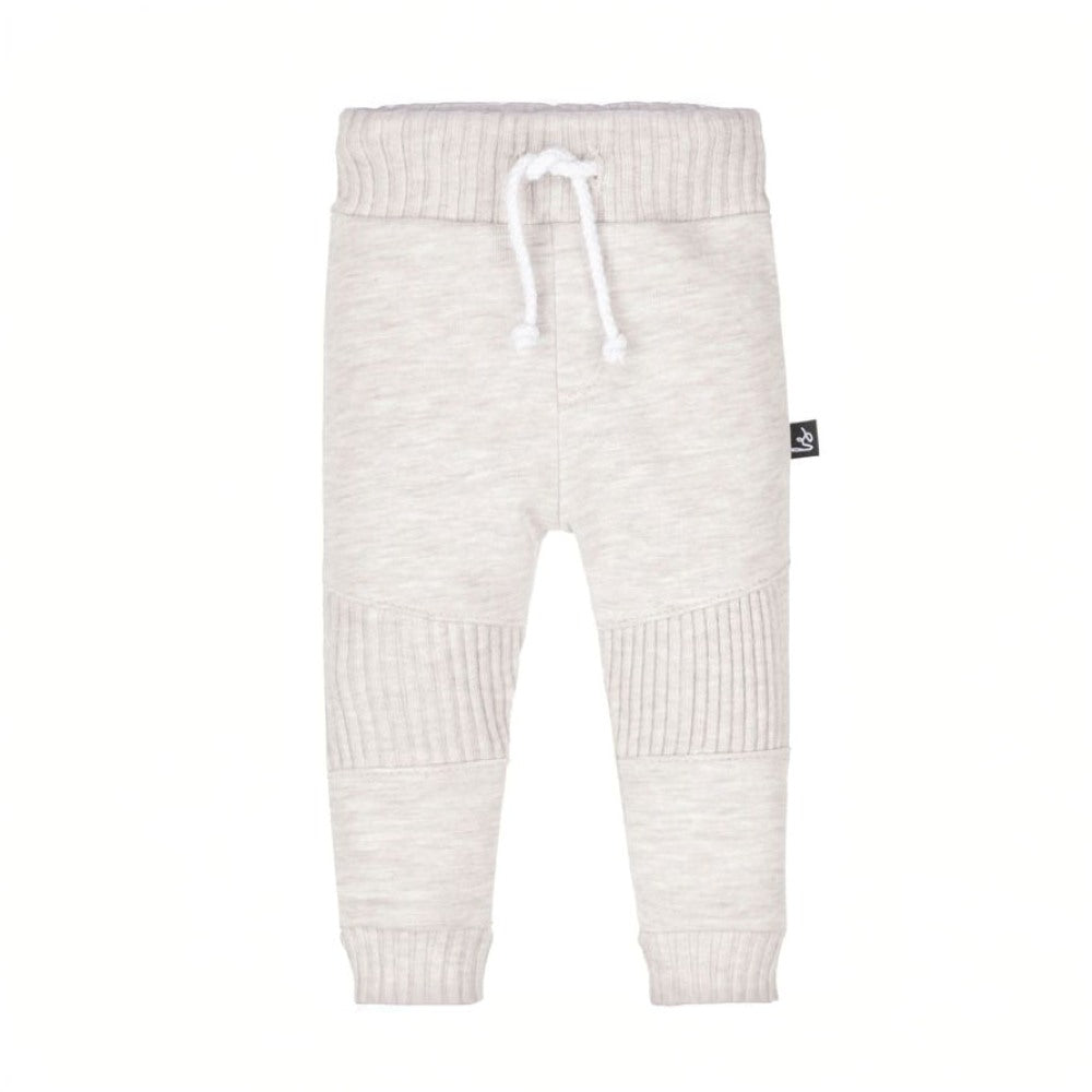Babystyling biker rib housut pojalle, sand.