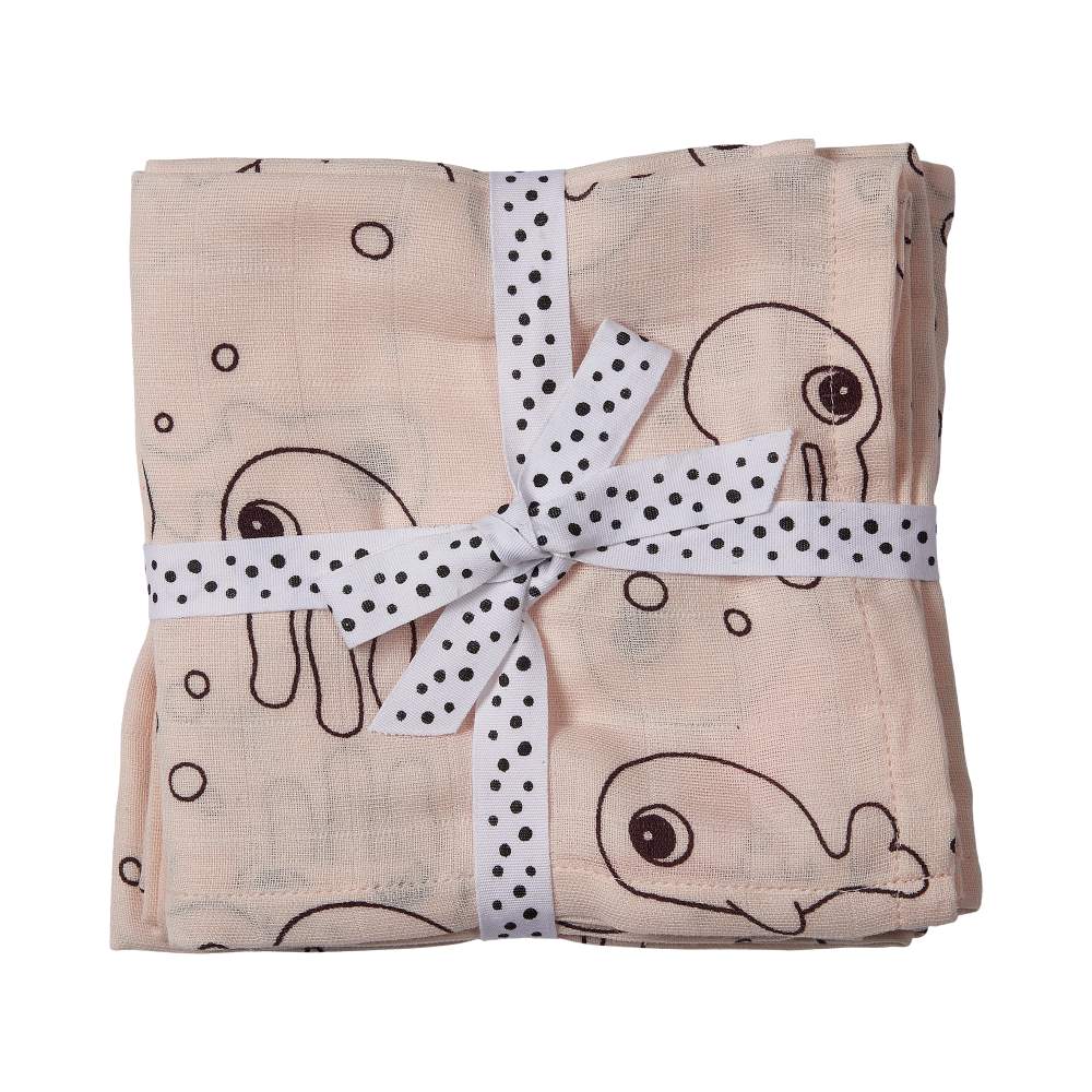 DONE BY DEER Harsoliina 2-pack Sea friends - Powder.