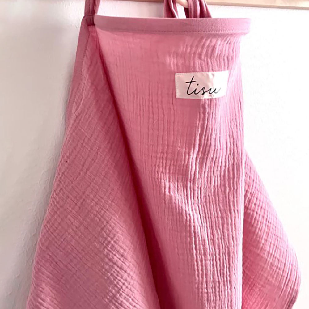 TISU Imetyssuoja / Vaunuverho - Peony Pink
