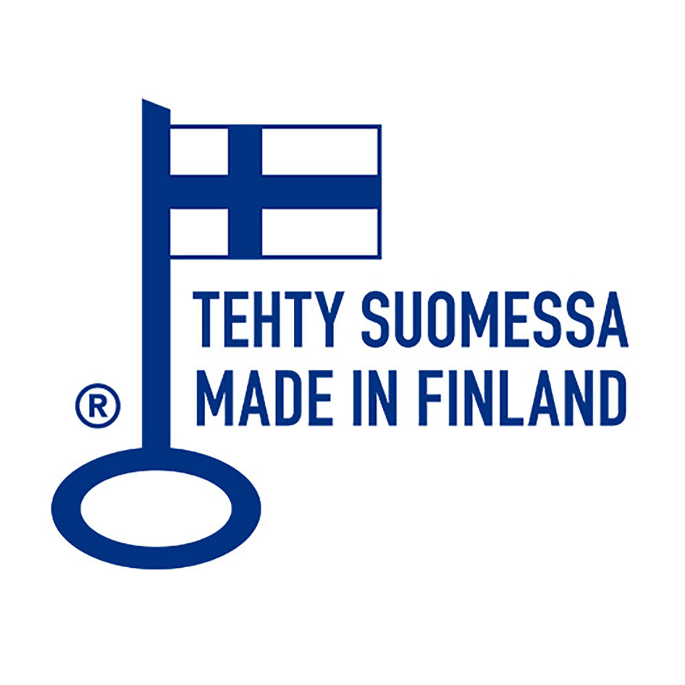 Avainlippu tehty Suomessa logo.