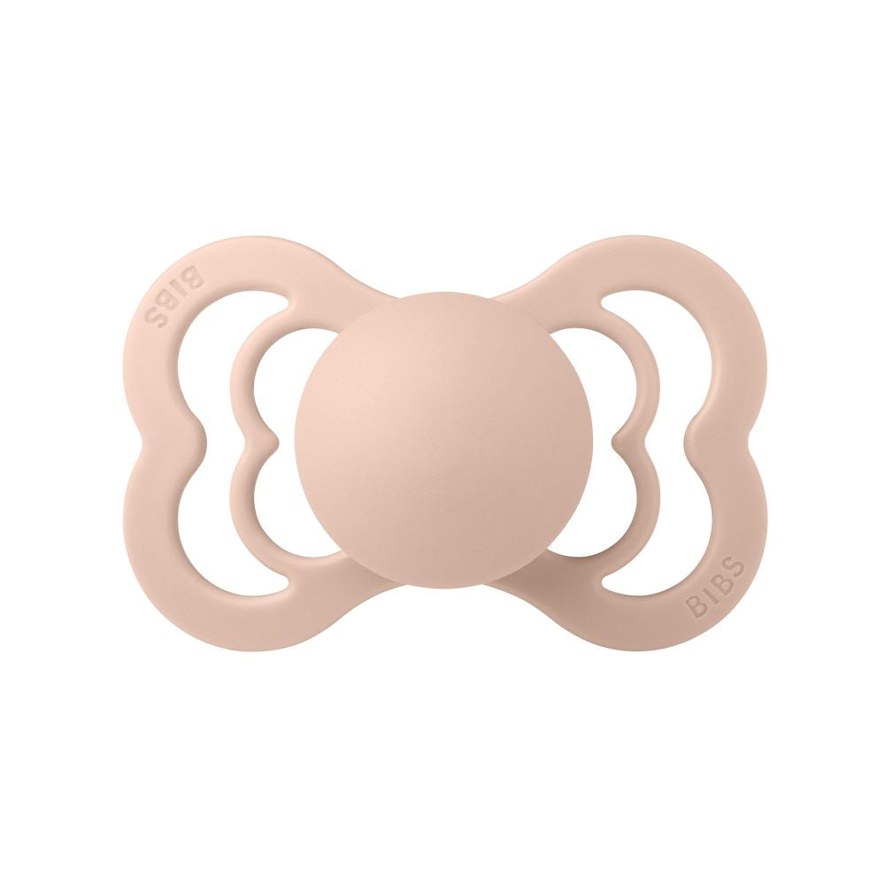 BIBS Supreme tutti 2-pack (koko 1), luonnonkumi - Ivory/Blush