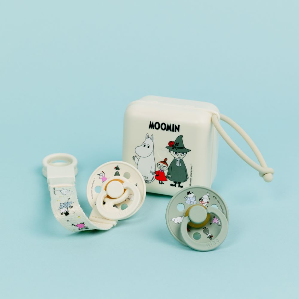 BIBS x Moomin Tuttinauha Clip Loop - Ivory
