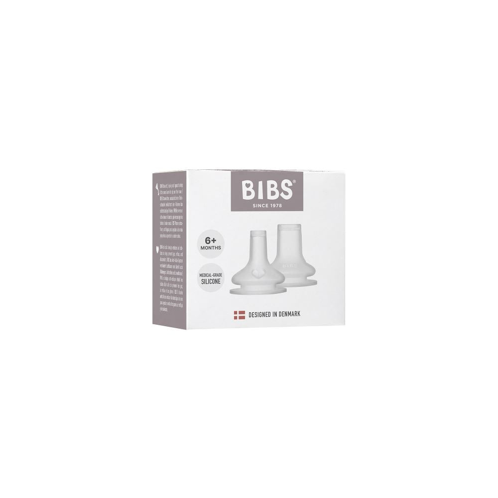 BIBS Silikoninen juomanokka, 2 pack.