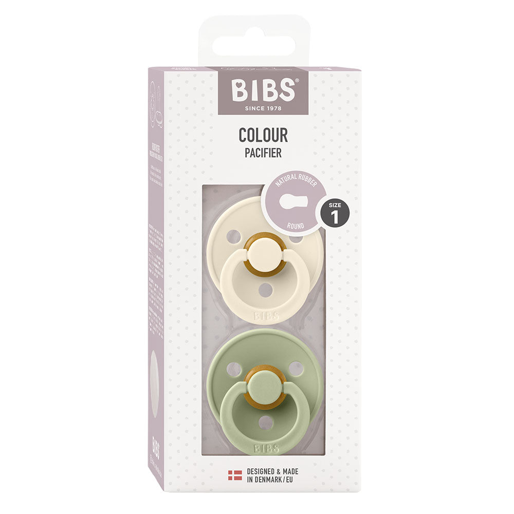 BIBS Colour tuttipaketti Ivory/sage.