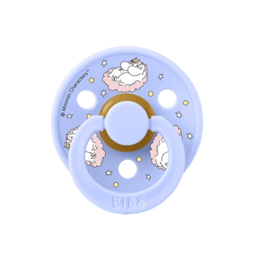 BIBS x Moomin Colour tutti 2-pack (koko 1), luonnonkumi -  Baby Pink Mix