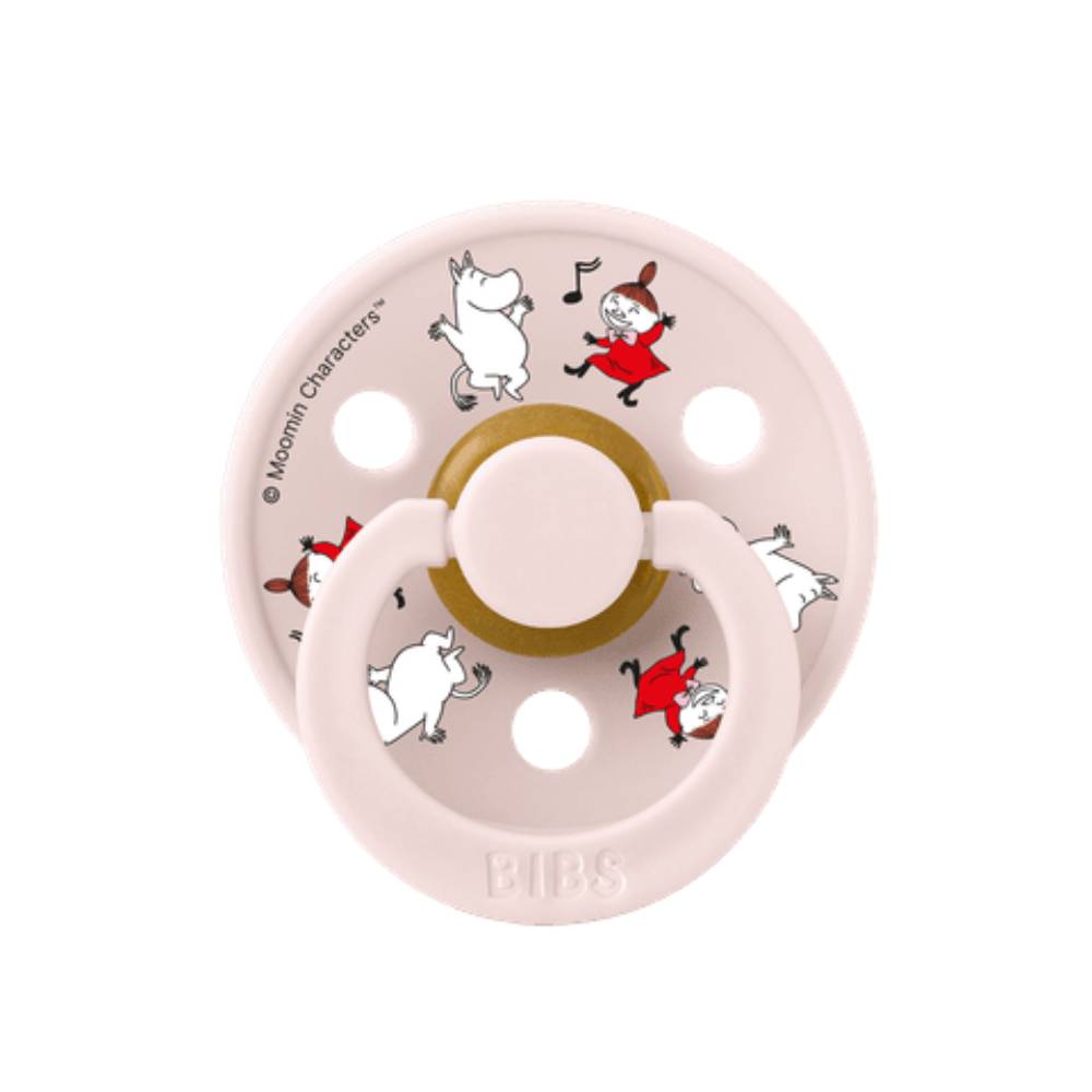 BIBS x Moomin Colour tutti 2-pack (koko 2), luonnonkumi - Candy Apple Mix