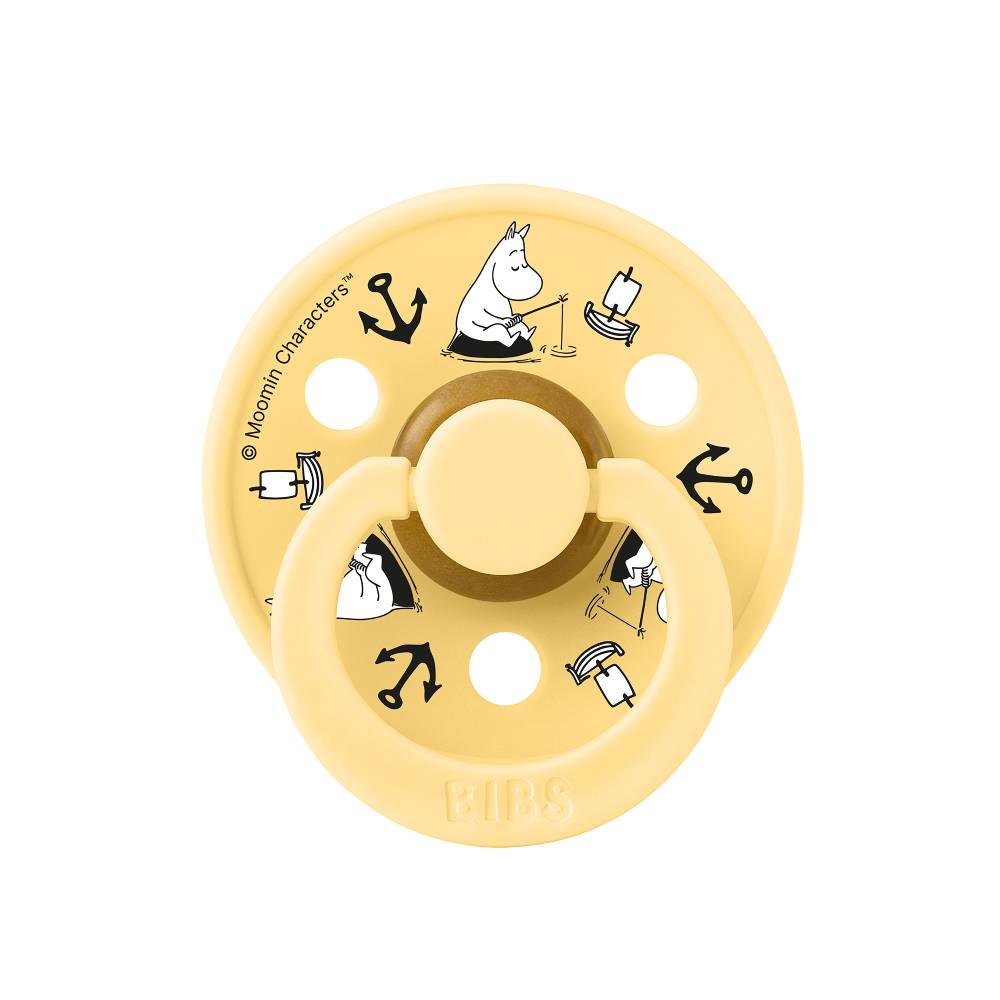 BIBS x Moomin Colour tutti 2-pack (koko 1), luonnonkumi - Nordic Mint Mix