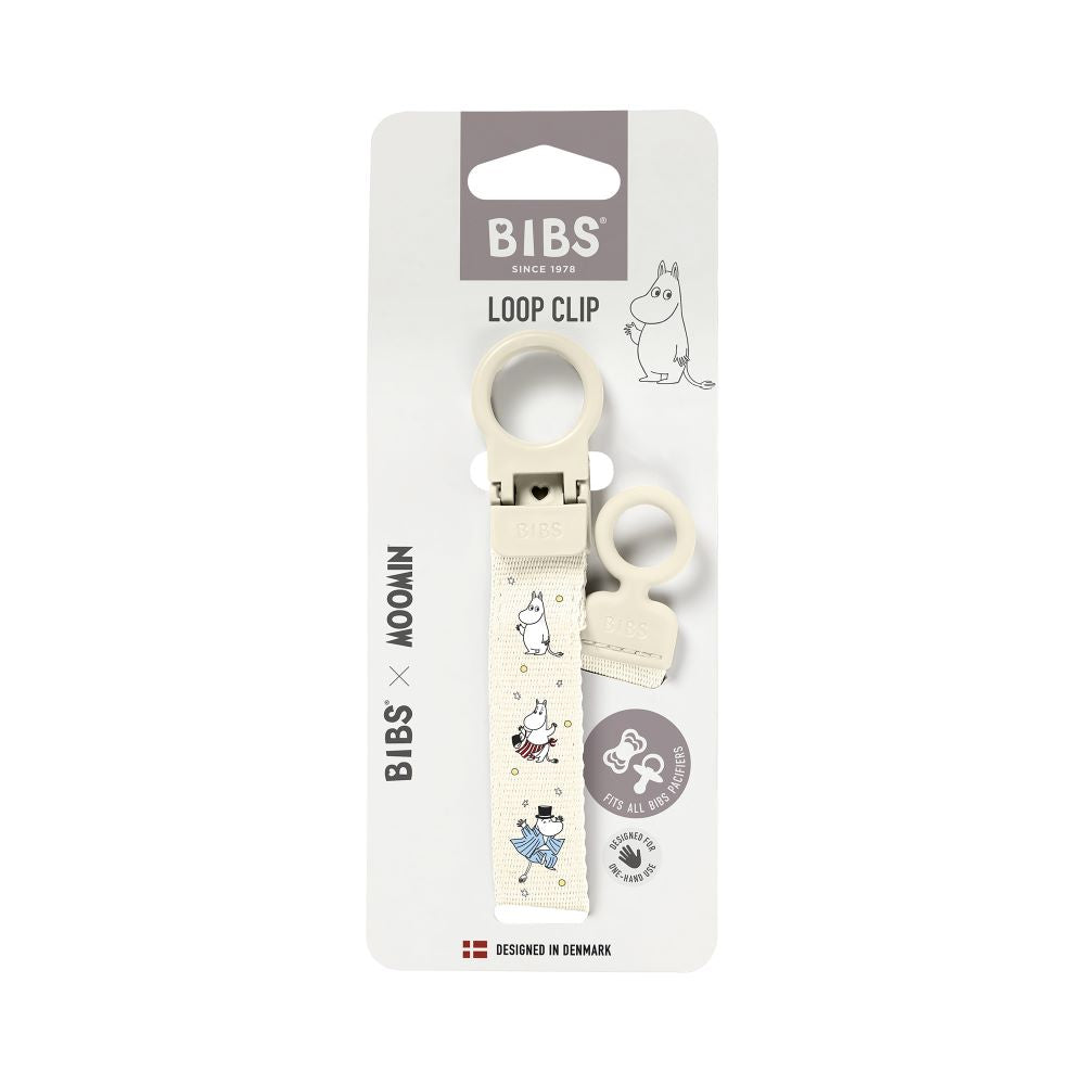 BIBS x Moomin Tuttinauha Clip Loop - Ivory