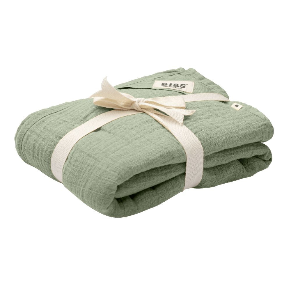 BIBS Swaddle harsoviltti sage.