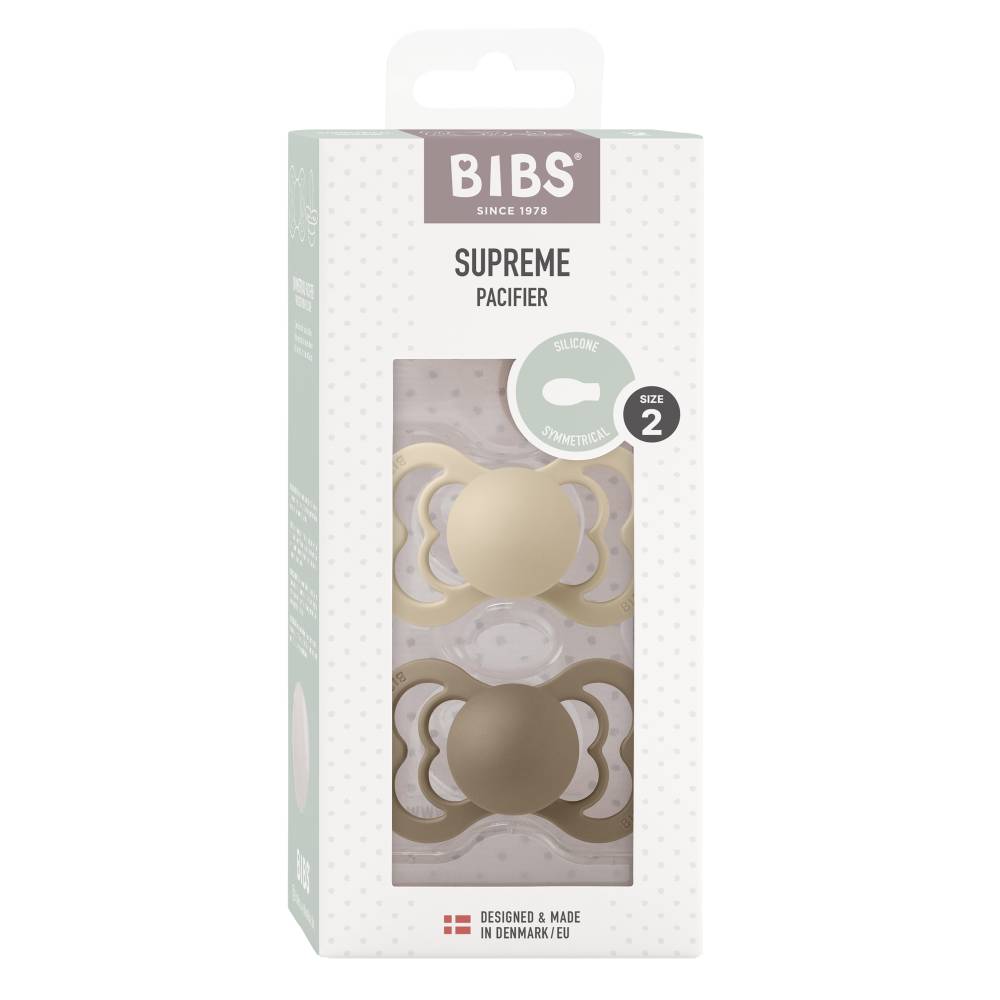 BIBS Supreme tutit, Vanilla/Dark Oak.