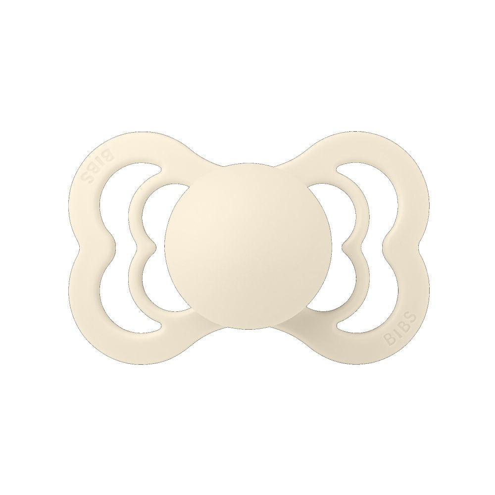BIBS Supreme tutti 2-pack (koko 1), luonnonkumi - Ivory/Sage