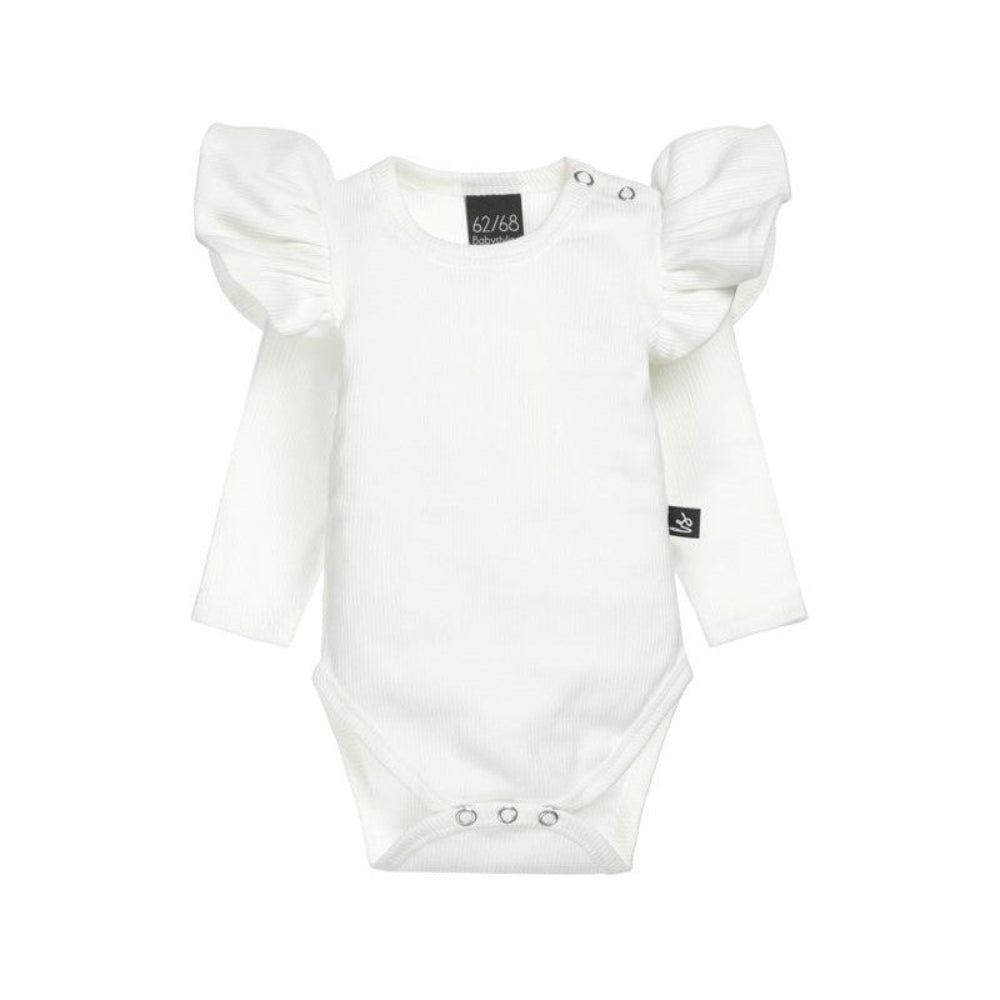 Babystyling ruffle body, ecru.