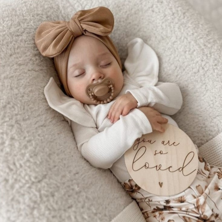 Babystyling ruffle rib body, ecru.
