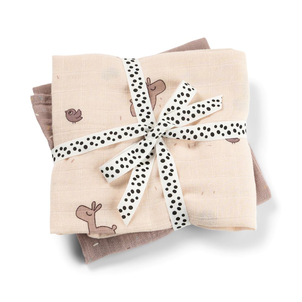 DONE BY DEER Harsot 2-pack (65x65cm) Lalee - Powder