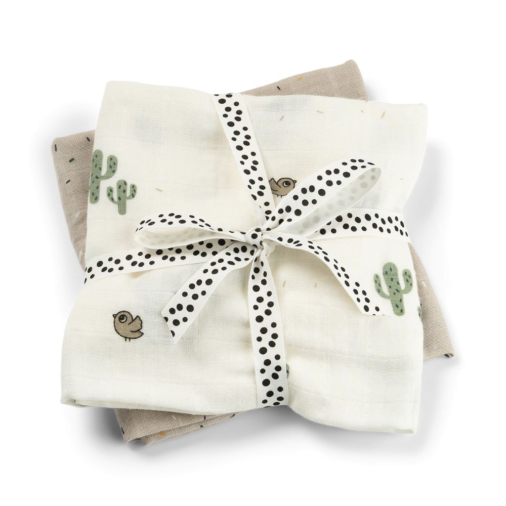 DONE BY DEER Harsot 2-pack (65x65cm) Lalee - Sand