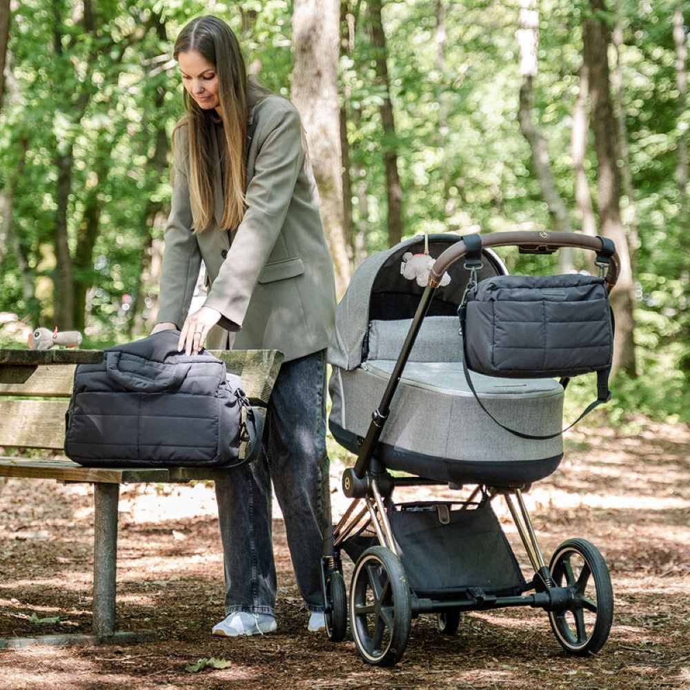 Done by Deer Vaunulaukku stroller bag, Black.